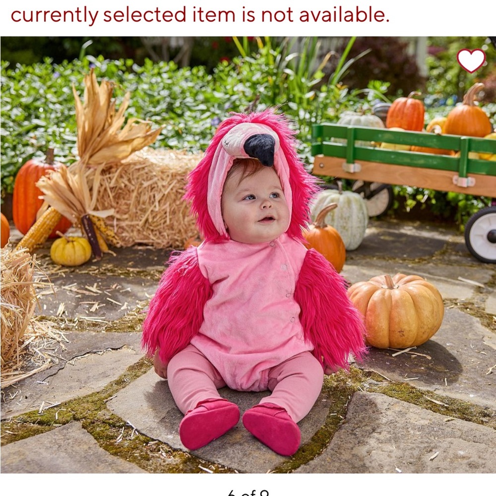 Pink Flamingo Baby Costume 6-12months - Picture 6 of 8